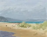 Lorne Beach by Archibald Douglas Colquhoun, oil on canvas on board, sold Nov 2009