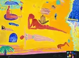28Th Of December by Ken Done, 2006, oil and synthetic polymer paint on canvas, sold Nov 2009