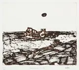 Abandoned Truck by Sidney Nolan, etching, offered Nov 2009