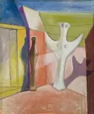 Annunciation by Roy De Maistre, c.1934, oil on panel, offered Apr 2010