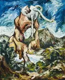 The Fighting Atoms by James Gleeson, 1938, oil on board, sold Apr 2010