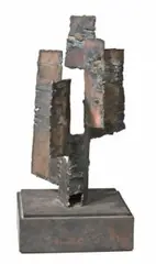 Untitled by Clement Meadmore, c.1955-56, steel, sold Apr 2010
