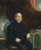 William Watchorn Seated In His Study by Knud Bull, c.1850, watercolour on paper, offered Apr 2010