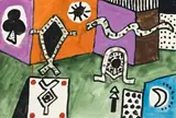 Witches Room No 5 by Alan Davie, 1970, gouache on paper, offered Apr 2010