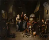 Chez le médecin by Gerard Thomas, Toile, sold Dec 2023
