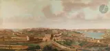 OU XUEREB SELON LES SOURCES Vue panoramique de La Valette depuis Samra by Antonio Xuered, Toile, sold Nov 2023