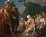 La famille de Darius by Jacques-François Amand, Toile, sold Nov 2023