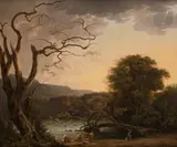 Lavandières près d'une rivière by Simon Denis, Toile d'origine, sold Nov 2023