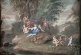 L’Automne by Bernard Vaillant, 1690, Gouache sur vélin montée sur panneau, sold Nov 2023