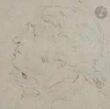 Portrait présumé de Mirabeau by Jean Duplessis-Bertaux, Crayon, sold Nov 2023