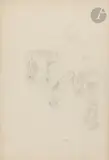 Enfant sur un poney by Edgar Degas, Crayon noir sur papier calque contrecollé, sold Nov 2023