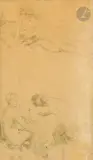 Etude de femme nue by Henri Fantin-Latour, Crayon noir sur calque, sold Nov 2023
