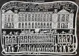 Méditation sur les monuments de Paris by Yvon Taillandier, 1993, Gouache et encre, sold Nov 2023