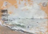 La Baie du Havre by Siebe Johannes ten Cate, 1901, Pastel, sold Nov 2023
