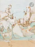 Le Fort by Max Jacob, Encre et rehauts de gouache, sold Nov 2023