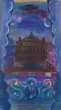 Fenêtre sur l’Opéra by Raoul Dufy, Gouache sur papier montée sur toile, sold Nov 2023
