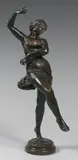 La danseuse espagnole by Alfred Boucher, Épreuve en bronze patiné, sold Apr 2016
