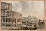 Le Colisée à Rome by Victor-Jean Nicolle, Plume et aquarelle, sold Dec 2015
