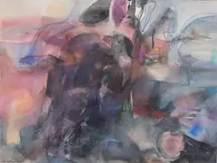 Composition by Christine Boumeester, 1948, Aquarelle gouachée, sold Nov 2015