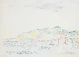 La baie by Henri Person, Aquarelle, sold Oct 2015