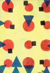 Composition by Boris Lacroix, Gouache, sold Oct 2015