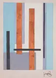 Composition by František Kupka, Aquarelle, sold Apr 2015
