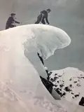 Deux alpinistes sur une corniche, circa 1920 by Georges I Tairraz, Photographie, sold Apr 2015