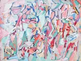 Composition by André Lanskoy, Gouache, sold Feb 2015