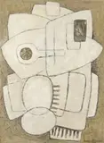 Composition by Zora Staak, 1966, Gouache, sold Dec 2021