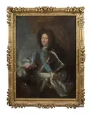 Portrait dit autrefois du comte de Medavy by Hyacinthe Rigaud, 1651, Toile, sold Nov 2021