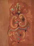 Sans titre by George Papazov, 1925, Aquarelle et encre (plume), sold Oct 2023