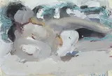 sans titre by Jacques Poncet, 1963, Gouache, sold Oct 2023