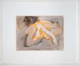 Nu assis de dos by Jacques Poncet, 1963, Pastel et gouache, sold Oct 2023