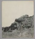 Paysage aux rochers by Jean Batail, Encre (plume) et aquarelle, sold Oct 2023