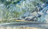 Sans titre by Georges Romathier, Aquarelle, gouache, mine de plomb, sold Oct 2023