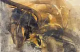 Sans titre by Georges Romathier, 1984, Technique mixte (aquarelle, encre et mine de de plomb) sur papier, sold Oct 2023