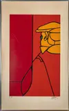 Sans titre, 1974 Planche tirée du portfolio Opus 50 by Valerio Adami, Lithographie, sold Oct 2023