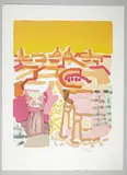 Rome by Charles Lapicque, 1957, Lithographie, sold Oct 2023