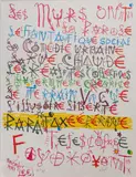 Les murs ont la parole by Jacques de la Villeglé, 2001, Lithographie, sold Oct 2023