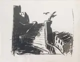 L'envol by Patrice Giorda, Lithographie en noir rehaussée au lavis d'encre, sold Oct 2023