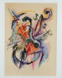 Hommage à Pablo Casals by Roger Lersy, Lithographie en couleurs signée, annotée et numérotée, sold Dec 2021