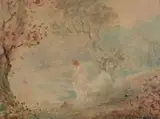 Femmes au bain by Gabriel Griffon, Aquarelle, sold Dec 2021