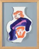 Étude de visages by Charles Lapicque, Aquarelle, sold Dec 2021