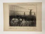 Souvenir du grand festival des Orphéonistes, pl. 1. 1859 by Honoré Daumier, Lithographie sur vélin mince, sold Dec 2021