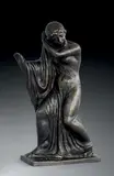 Femme à la draperie by Joaquin Claret, Epreuve en bronze Fonte au sable Florentin Godard, sold Oct 2015
