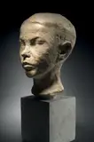 Tête d'homme by Simon Goldberg, Plâtre original, sold Oct 2015
