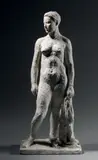 Thérèse à la chemise, ou Baigneuse debout by Robert Wlérick, 1928, Plâtre, sold Oct 2015