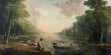 Lavandières près du canal by Hubert Robert, Toile, sold Jun 2015