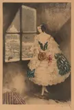 Mimi. (sous les toits).1927 by Louis Icart, Gravure aquatinte en couleur signée en bas à droite, sold Apr 2022