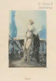 Werther.1928 by Louis Icart, Gravure aquatinte en couleur signée en bas à droite, timbre sec LI, une presse et numéroté, sold Apr 2022